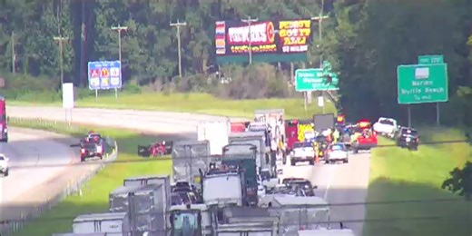 Woman killed in crash on I-95 in Florence County; another injured