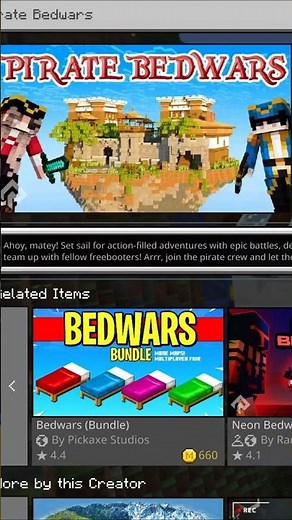 The HIGHEST Rated Bedwars Marketplace Map