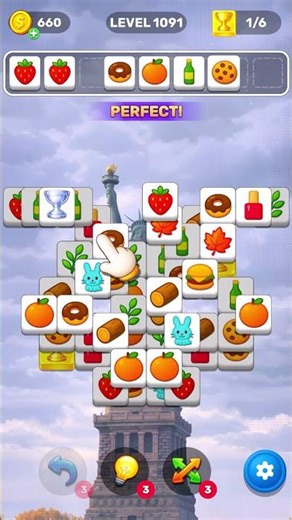Tile Match Puzzle Game - Level 1091