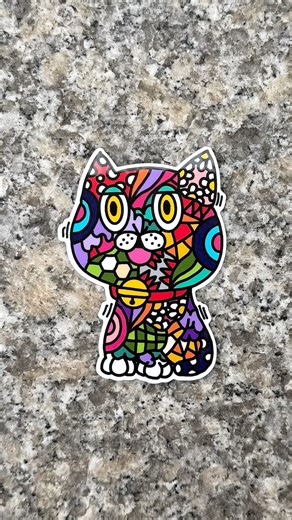 【超最強ステッカー！？】防水加工の完全オリジナルステッカー！ #sticker #シール #キャラクター #character #japan