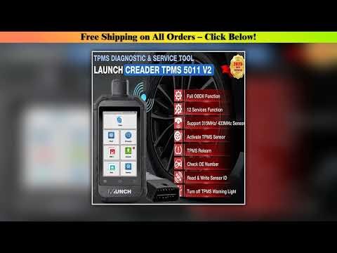 LAUNCH X431 Creader TPMS 5011 V2 Tire Pressure Programming Sensor Scanner Tool Supports All