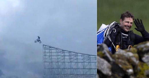 L'incroyable cascade motorisée de Tom Cruise sur le tournage de Mission : Impossible 7