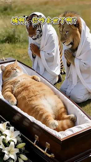 l Episode 34 l Fat Orange passed away and cute pet debut plan ai cat plot Orange cat daily origi