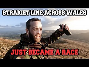 Crossing Wales in a straight line just became a race.. (my fourth and hopefully final attempt)