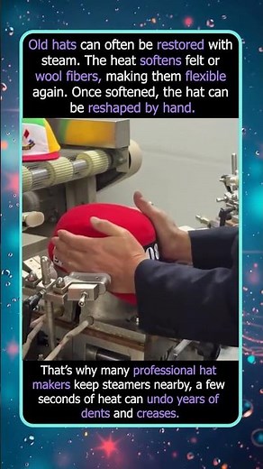 How Steam Can Restore an Old Hat
