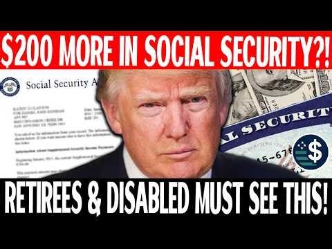 $200 Social Security Increase 2026 – Retirees, Disabled & Survivors Must Know!