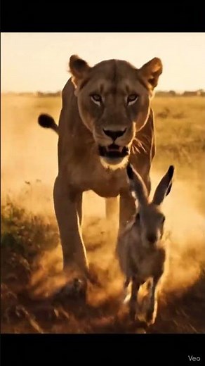 The King’s Hunt Begins | Lion vs Rabbit in the Wild