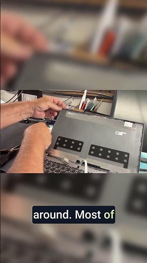 The correct way to route antenna wires #laptoprepair #diy #howto