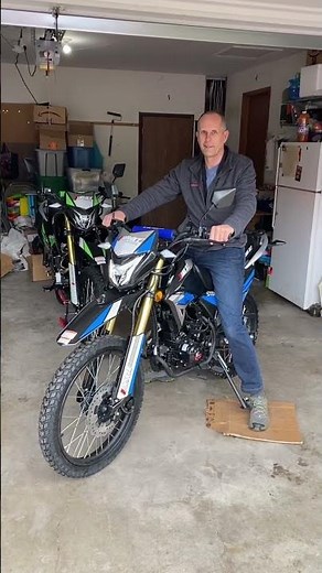 Racer Blue, first start Hawk DLX 250!