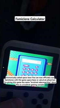 Famiclone with inbuilt calculator