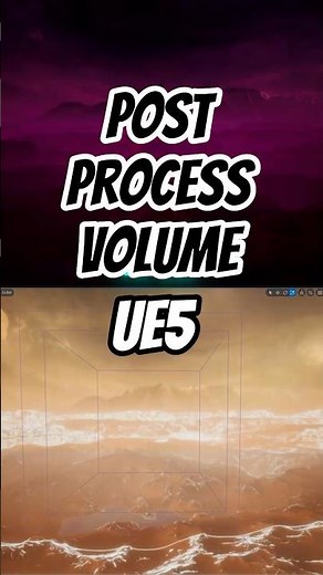 Post Process Volume na Unreal Engine 5 Tutorial #ue5 #unrealengine #indiedev #gamedev