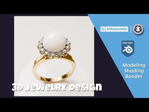 3D Jewellery Modeling | Shading | Visualization | Blender Cycles Full Class