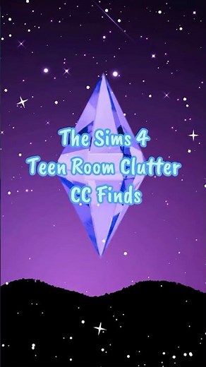 The Sims 4 CC | Teen Room Clutter #thesims4 #thesims