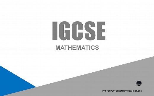 IGCSE 数学 自己做的知识点梳理