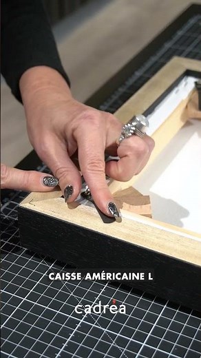 CAISSE AMÉRICAINE ⎮montage dans une Caisse L