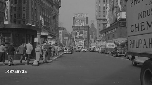 Times Square, New York City 1940s | Old New York City
