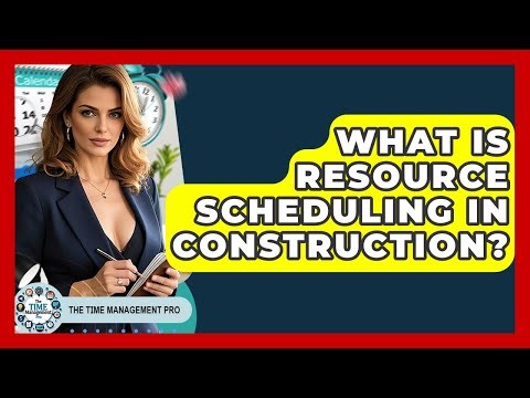 What Is Resource Scheduling In Construction? - The Time Management Pro
