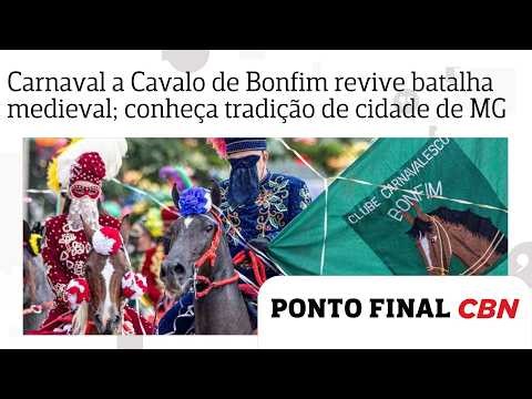 Carnaval a Cavalo de Bonfim revive batalha medieval; conheça tradição de cidade de MG