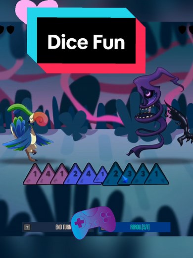 Making the dice a little more fun to hover over! #gamedev #indiedev #gaming #godot #animation #pokemon #videogame #2D #dice #diceroll