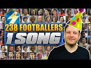 238 FOOTBALL PLAYERS - 1 SONG!! 😂 ED SHEERAN SHAPE OF YOU FOOTBALLERS SUBSCRIBER FUNNY COVER REMIX