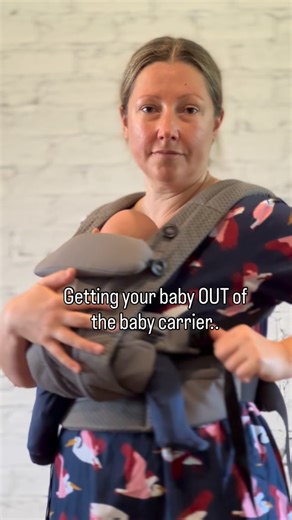 Babywearing and You | 🔹 How to Get Your Baby OUT of the carrier 🔹 We talk a lot about getting baby into the carrier, but what are the steps for getting your baby... | Instagram