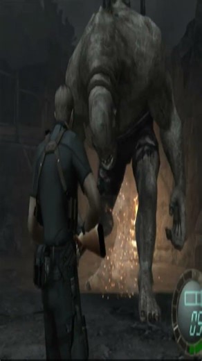 como matar al gigante re 4 2005 #residentevil #re #playstation #residentevil4life #juegos