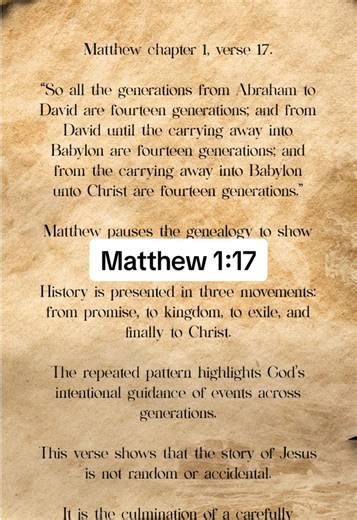 Matthew 1:17 explained. Verse by verse scripture #bible #versebyverse #biblestudy #christian #scripture