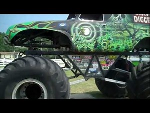 Grave Digger Monster Trucks Garage Full Tour Located In the Outer Banks North Carolina