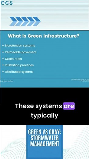 Green vs Gray Stormwater Management #stormwater