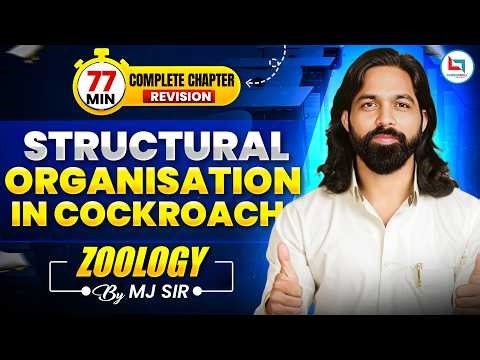 Structural Organisation in Cockroach | Zoology Complete Chapter Revision | MJ Sir #neet