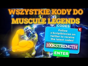 WSZYSTKIE KODY DO MUSCULE LEGENDS! | ROBLOX LIPIEC 2023