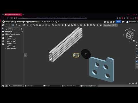 Onshape Application #3: Gear Assembly