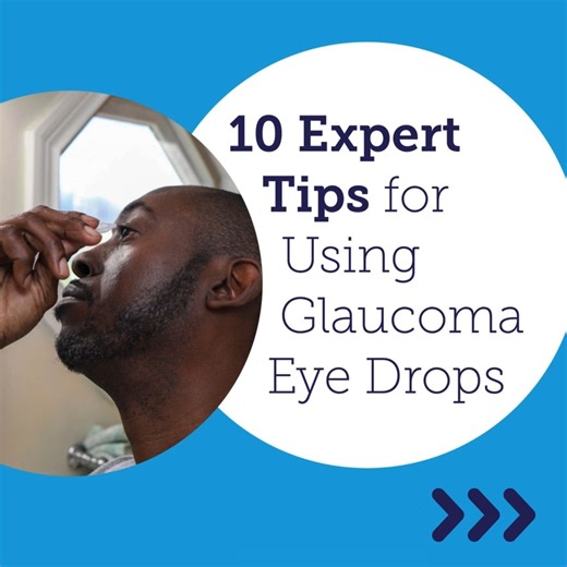 Are you using #glaucoma eye drops? Improve your technique and check out our ten tips to help you apply your eye drops effectively. 💧 To learn more, tap the link in our bio. | BrightFocus Foundation
