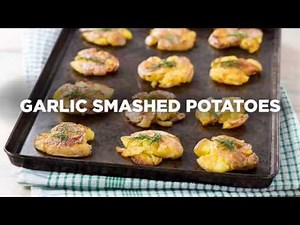 Garlic Smashed Potatoes Recipe