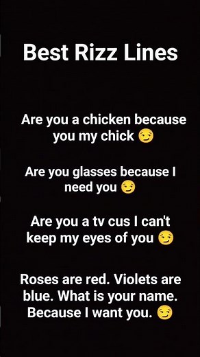 Best Rizz Lines ( Part 1 )