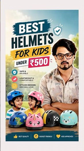 Best Helmets For Kids Under ₹500 | best safety gear for kids | baby cycle and motorcycle helmet