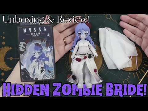 Unboxing & Review! Hidden Nyssa Bizarre Nightmare Doll, Poem of the Undead Zombie Bride!