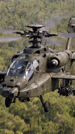 AH-64D Longbow Apache in Action | U.S. Attack Helicopter #Shorts