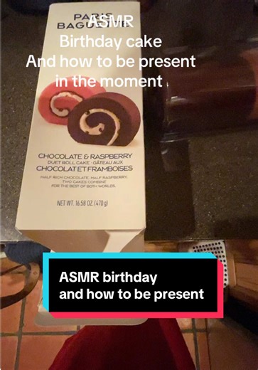 ASMR Birthday Cake: Being Present in the Moment
