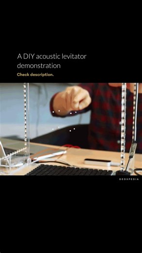 Making Things Float in Mid-Air With sound waves #shorts