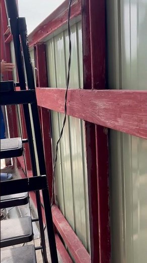 Metal Wall Cladding Installation part 1 #j4vlogs #shortvideo