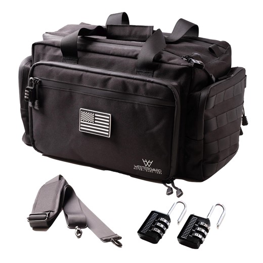Tactical Gun Range Bag – Lockable, Waterproof Nylon, Magazine Storage - Etsy