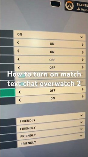 How to turn on match text chat overwatch 2