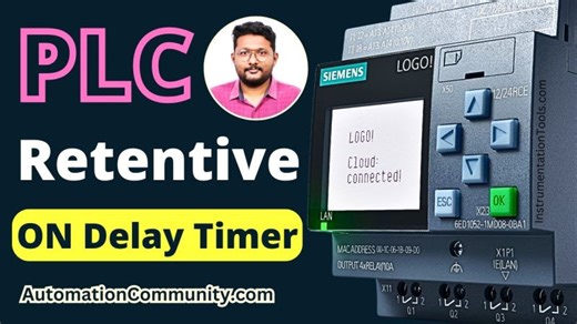 Retentive ON Delay Timer - PLC Technician Online Training Course | Instrumentation Tools