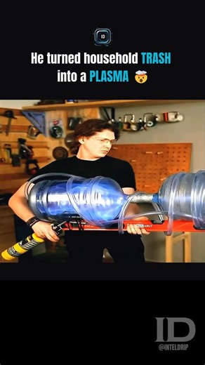 Intel Drip™ | Tech • Engineering • Tools • AI on Instagram: "Plasma isn’t sci-fi. It’s the fourth state of matter — and it normally requires thousands of volts and extreme conditions to exist. What you’re seeing here is air being ionized in open space. Here’s why that’s insane: Plasma forms when atoms lose electrons Air normally insulates against this To break it, you need very high voltage and precise control Most plasma systems are sealed, industrial, and expensive This setup does it in open a