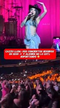 Cazzu triunfa en Estados Unidos 🇺🇸 al lograr dos Sold Out Seguidos ✅
