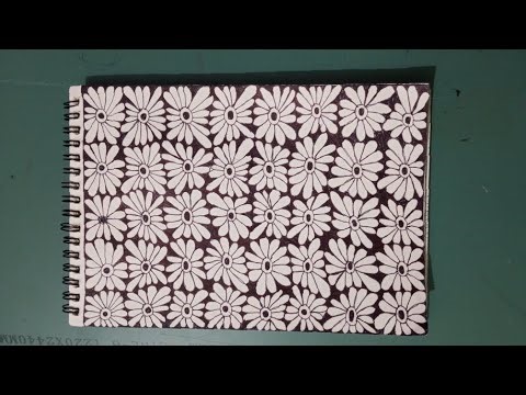 Beautiful Flower Doodle Pattern Drawing 🌼 | Easy Doodle Art Tutorial for Beginners