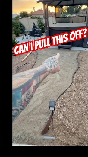 The Hardest Part Begins… Laying Arizona Flagstone!