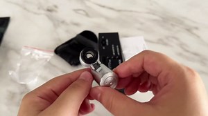 Diamond Tester Pen - Jewelry Diamond Tester with 60X Mini LED Magnifying Diamond Selector for Novice and Expert