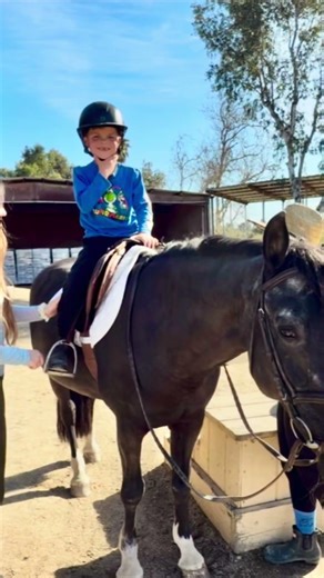 My Brother’s First Official Horseback Riding Lesson